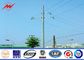 133kv 30ft 35ft 40ft Metal Utility Poles Galvanized With  Certification Tedarikçi