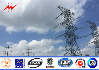 10m 15m Tapered Galvanised Steel Pole For Electrical Power Transmission Lines Tedarikçi