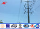 33kv Power Transmission Poles + / -2% Tolerance Transmission Line Steel Pole Tower Tedarikçi