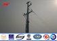 Utility Galvanized Power Poles For Power Distribution Line Project Tedarikçi