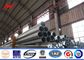 Galvanized Utility Power Poles with face to face joint mode / nsert mode Tedarikçi