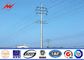 12m 500DAN ASTM A123 Galvanized Steel Pole , Commercial Light Poles Tedarikçi