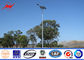 17m Galvanized Painted 400W Round Solar Philippines Street Lighting Poles Price For Road / Highway Tedarikçi