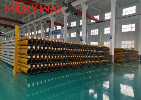 80-100μm sıcak dip galvanize ile 20-40m çelik kutup aktarım hattı Tedarikçi