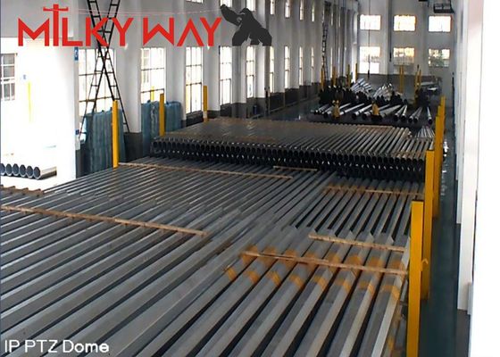 80-100μm sıcak dip galvanize ile 20-40m çelik kutup aktarım hattı Tedarikçi