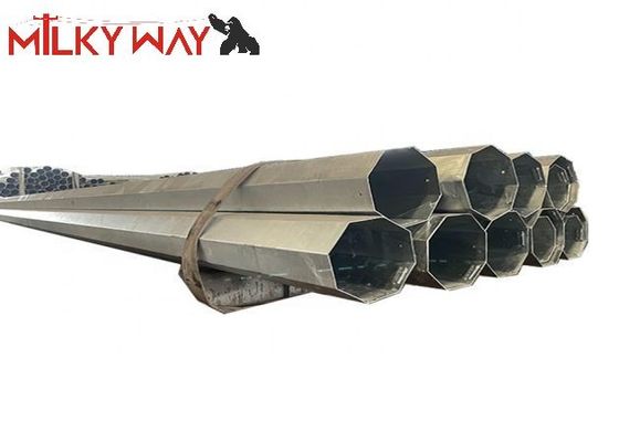 80FT 90FT 1400kg bitüm 5mm elektrik güç direği, enerji iletimi için Tedarikçi