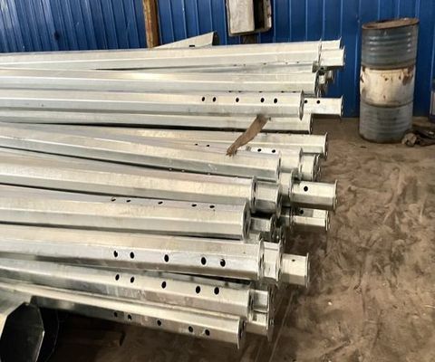 11.9M 8kn Galvanizli Elektrik direği üç bölümlü çok fonksiyonel merdiven üstü Tedarikçi