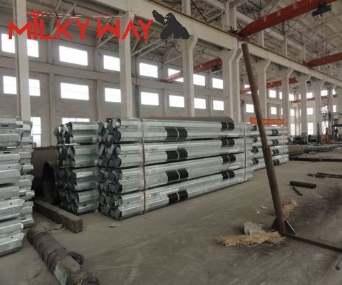 15M 6mm Kalınlığı Özel Güç iletim kutupları Galvanizli çelik Tedarikçi