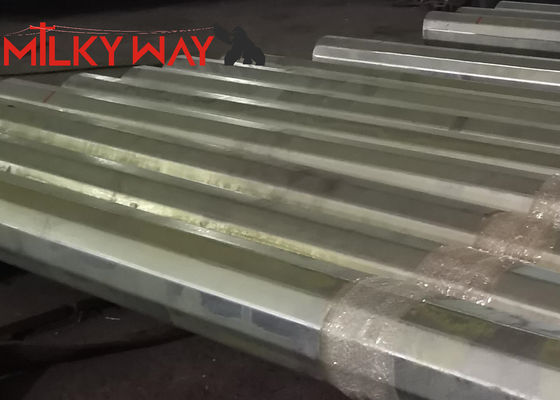 80ft 3 bölümler 1200kg/1680kg/2000kg Filipinler NGCP Standart Elektrik Çelik Kutupları Sütunu Tedarikçi