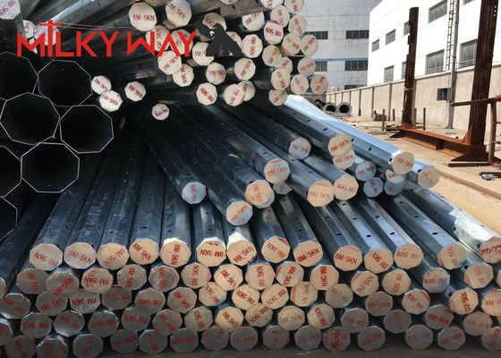 Elektrik dağıtımı ve aktarımı için yüksek dayanıklı çelik güç direği Tedarikçi
