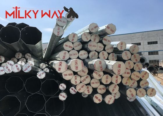 Elektrik dağıtımı ve aktarımı için yüksek dayanıklı çelik güç direği Tedarikçi