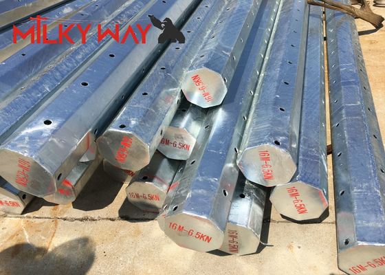 Elektrik dağıtımı ve aktarımı için yüksek dayanıklı çelik güç direği Tedarikçi