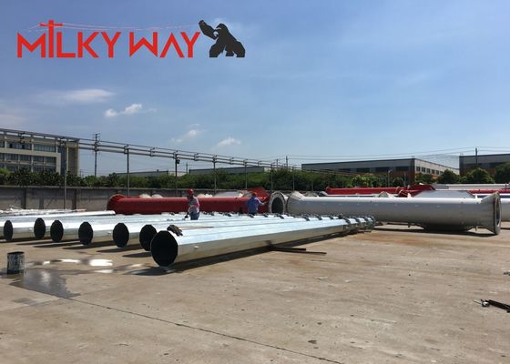 9m sınıf5 sınıf6 Elektrik Güç Direği Sıcak Daldırma Galvanizli Çelik Dağıtım İçin Tedarikçi