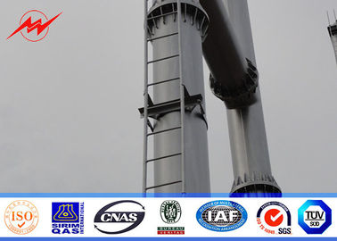 İletişim dağıtım için poliesterle kaplı elektrikli güç direği Tedarikçi
