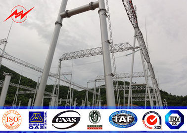 İletişim dağıtım için poliesterle kaplı elektrikli güç direği Tedarikçi