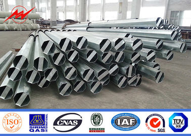 Elektrik Gücü iletim hattı direği Orta kaplama kalınlığı 86 mikron Sıcak daldırma galvanizasyonu Tedarikçi