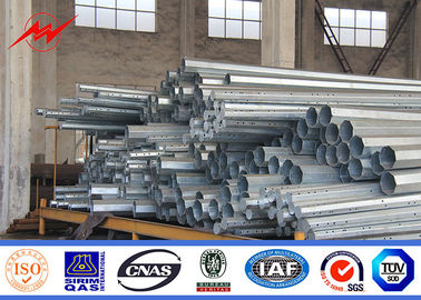OEM Elektrik İlacı direği 10m Yükseklik 2.75mm Kalınlık Sekizgen Şekil 1.5m Kırmızı Tedarikçi