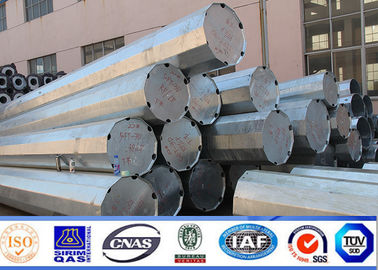 34m Çokgen Yüksek Mast Işık direği Yükseltme Sistemiyle Sıcak Daldırma Galvanize Tedarikçi
