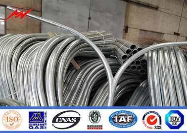 8m 9m Led Güneş Sokak Işığı direği Güç Kaplama Sıcak Dip Galvanizli Çelik Tedarikçi