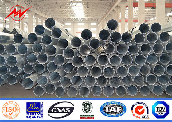 10kv-550kv Sıcak Dip Galvanize ile Güç İletim için Elektrik Gücü direği Tedarikçi