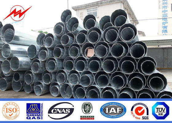 Bangladeş piyasası için CWB kaynak standardı ile 15m utility güç direkleri Tedarikçi