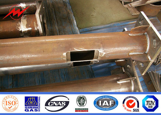 25m toz boya spor merkezi Kaldırma sistemi ile yüksek direk kutup aydınlatması