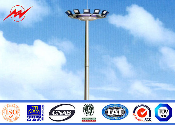 Konik Boyama 35M Vinçli Liman Aydınlatması için Yüksek Direkli Direk