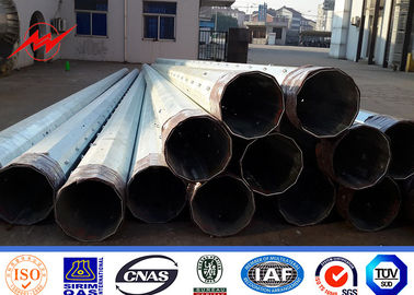 60FT Gr65 Malzeme 6mm Elektrik Gücü Direği tırmanma Rung&#39;ları ile