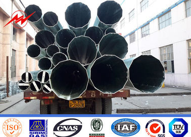 60FT Gr65 Malzeme 6mm Elektrik Gücü Direği tırmanma Rung&#39;ları ile