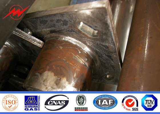 Kaldırma sistemi ile park aydınlatması için 35m yuvarlak üst direk direği