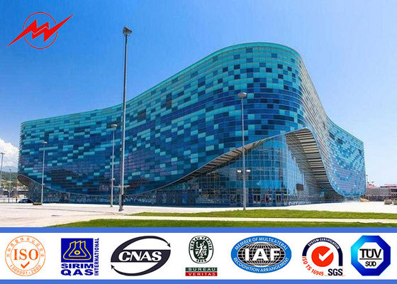 40m çokgen yüksek direk kutup spor merkezi aydınlatma vinçli