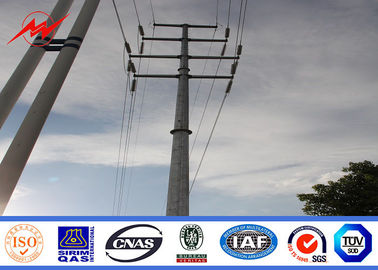 Havai Hat Projesi için 30 Ft 3mm NEA Galvanizli Çelik Elektrik Direği