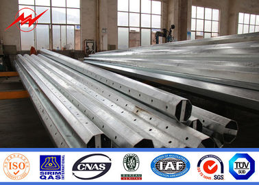 Havai Hat Projesi için 30 Ft 3mm NEA Galvanizli Çelik Elektrik Direği