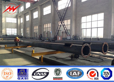 Q345 Q460 malzemesi ile sıcak dip galvanizli çelik aktarım direği