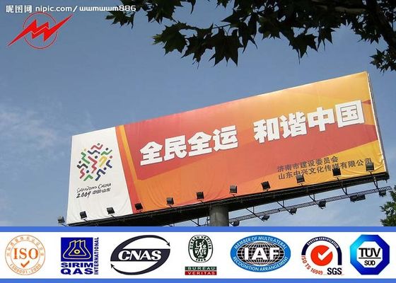 10mm Commercial Digital Steel structure Outdoor Billboard Advertising P16 With LED Screen