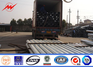 Galvanizli Transmisyon Uygulama Çelik direği 50FT 60FT 70FT 75FT NPC Standartı