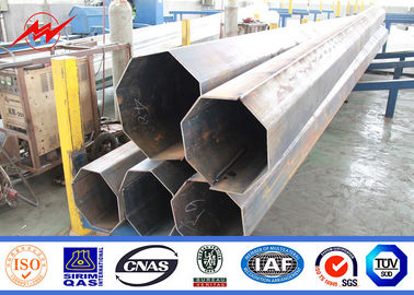Octagonal Double Circuit Electrical Galvanized Steel Pole Approved 