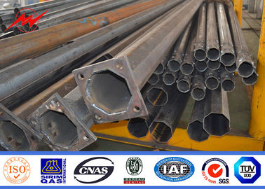 Hdg 9m Galvanizli Sokak Işık Direği Çapraz Kollu Toz Boya