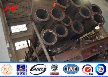 Reklam Afiş ile 69KV 11m Yol Kenarı Borulu Sokak Işık Direği