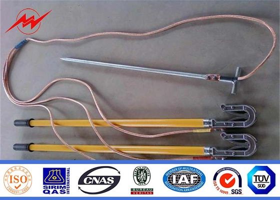 Solid Copper Ground Rod Electrical Grounding Rod Corrosion Resistance