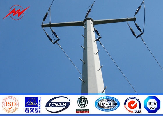 Class B 55ft Electric Transmission Power 6mm Thickness Glavanized Burial Type