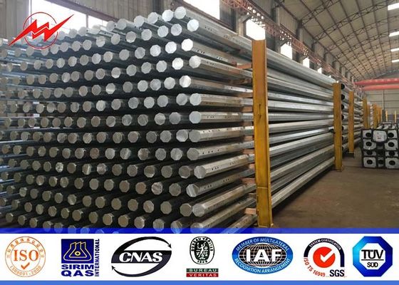 35ft Single Circuit Angle Type Steel Tubular Pole 2.75mm Thickness