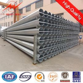 Uzun ömürlü ve korozyona dayanıklılık için sıcak daldırılmış galvanizli Q345 GR65 elektrikli güç direği