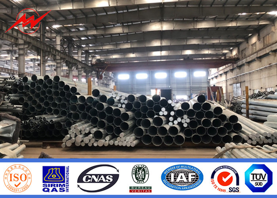 Yüksekliği ve şekli özelleştirilebilir sıcak daldırılmış galvanize sekizgen elektrikli güç direği