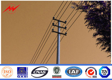Octagonal Conical 12m Electric Power Pole For Power Transmission / Distribution