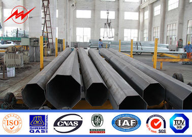 Q345 Q460 malzemesi ile sıcak dip galvanizli çelik aktarım direği