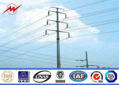 3mm 4mm Duvar kalınlığı 9m 12m Telekomünikasyon için elektrik gücü direği