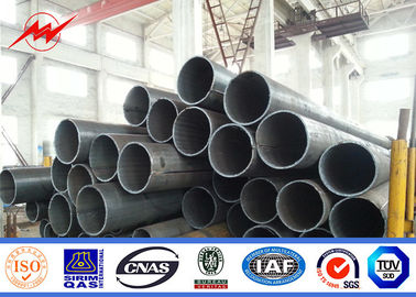 Elektrikli Çelik Tubular Kule direği Konik Galvanizli Güç iletisi 550kv