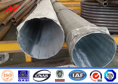 Galvanizli ve Bitümlü Dağıtım 69kv 55ft Çelik Elektrik Direği