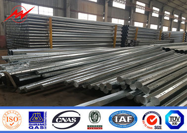 10kv~550kv Elektrikli güç direği 30m/s Sıcak Dip Galvanizasyon iletim hattı ile